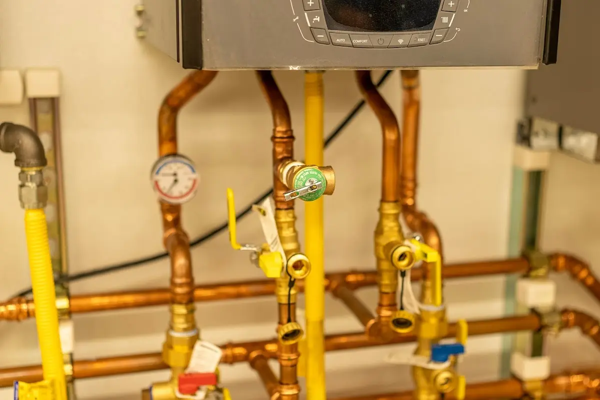 Licensed technician providing Water Heater Installation for a homeowner in Stanford